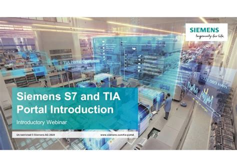 Siemens S7 and TIA Portal Introduction.